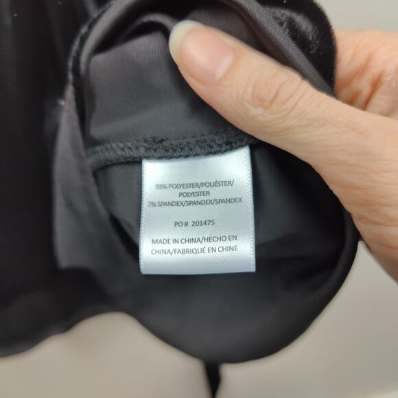 Modcloth Wrapped In Elegance Velvet Midi Dress‎ Womens Small Black Wrap Goth - Picture 5 of 7